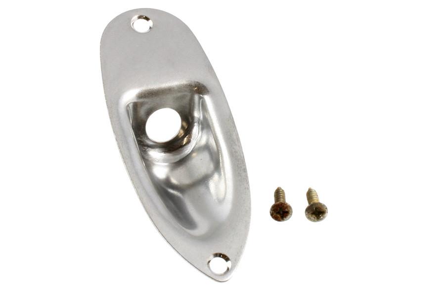 Jackplate for Strat - aged chrome
