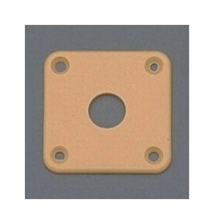 Gotoh Square Jackplate for Les Paul, Cream