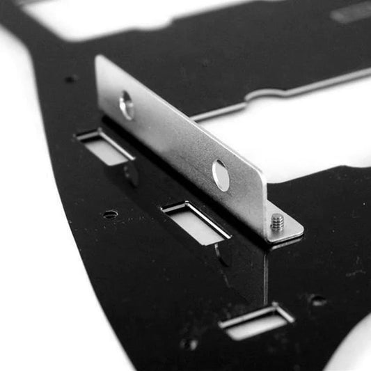 Jazzmaster Pickguard Bracket for Pots, Installed