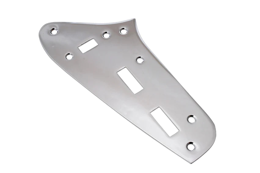 Allparts Upper Switch Plate for Jaguar, Chrome