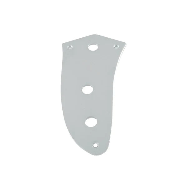Allparts Control Plate for Jaguar, Chrome