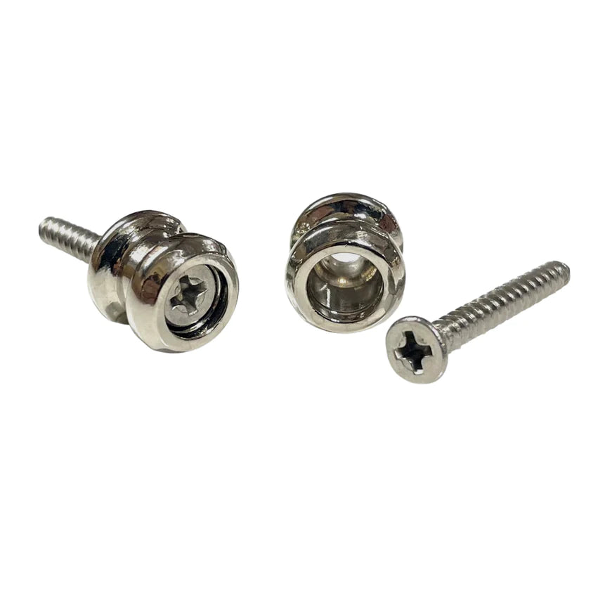 Economy Strap Buttons, Nickel