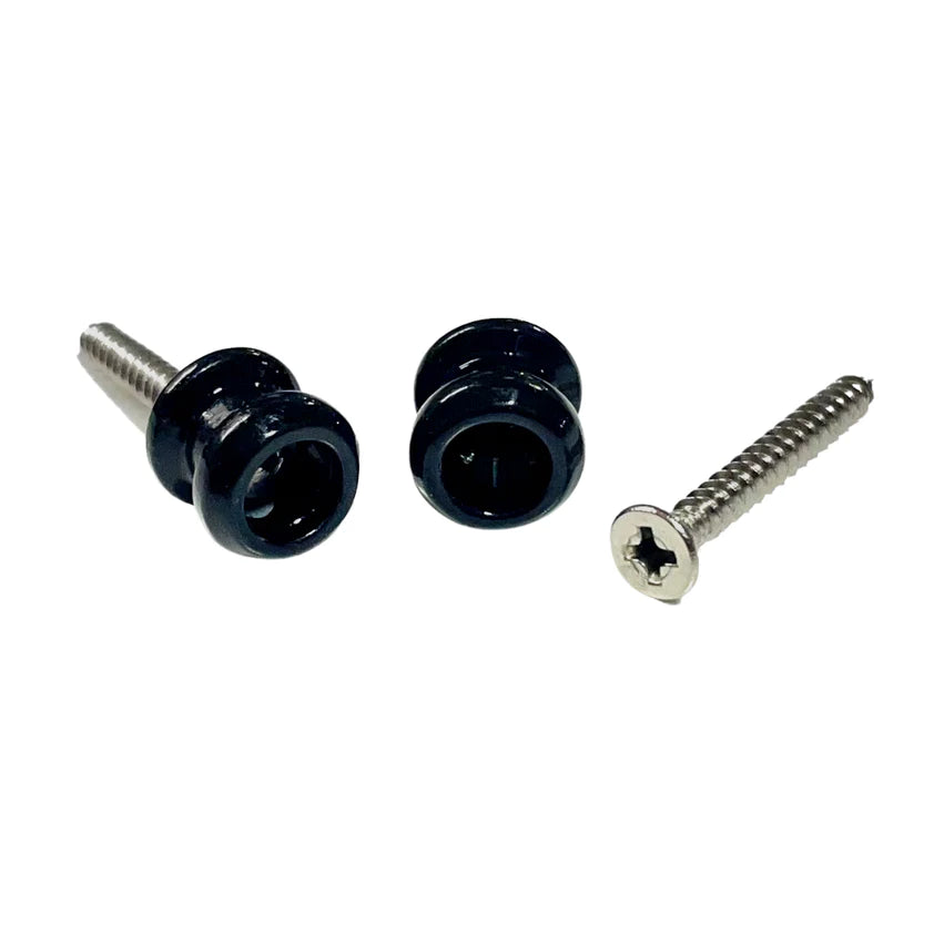 Economy Strap Buttons, Black
