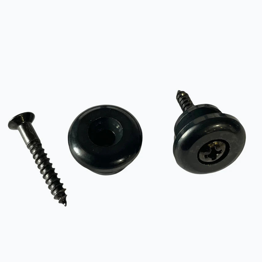 Allparts Oversized Strap Button, Black