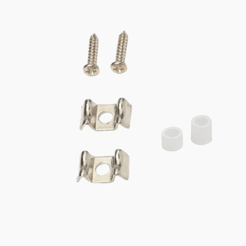 Allparts Vintage Wave Style String Guides, Nickel