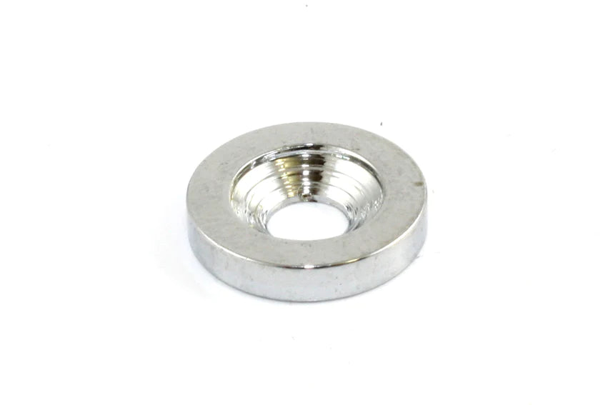 Allparts Recessed Neck Screw Bushings, Chrome