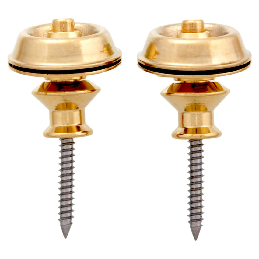 Dunlop Dual Design Strap Locks, Gold