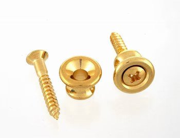 Gotoh Gibson Style Strap Buttons, Gold
