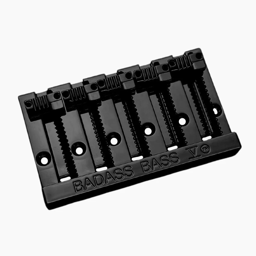 Allparts Leo Quan Badass V 5-String Bass Bridge, Black