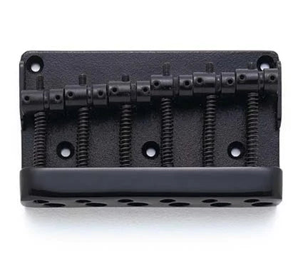 Allparts Economy 6-String Bass Bridge, Black