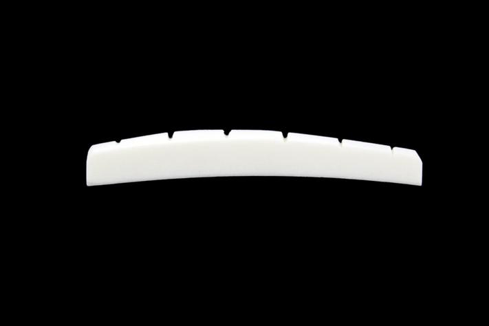 Allparts Bone Nut with Curved Bottom, Left-handed