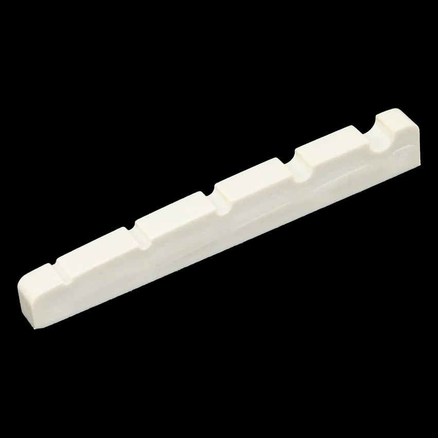 Allparts Resonant Plastic Slotted Nuts for 5 string Bass