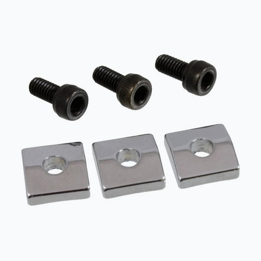Allparts Blocks for Floyd Rose Locking Nut, Chrome
