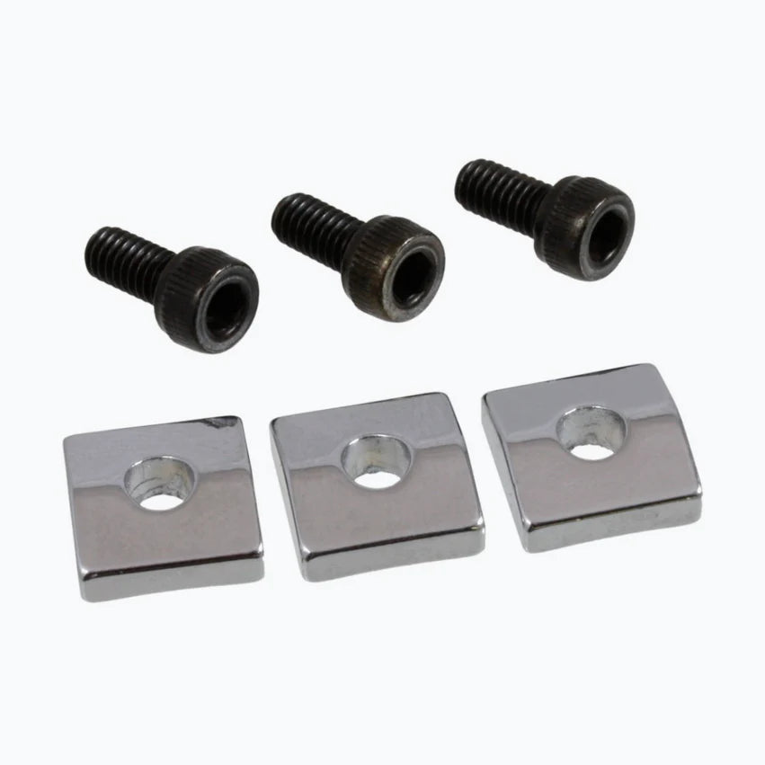 Allparts Blocks for Floyd Rose Locking Nut, Chrome