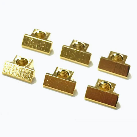 Allparts ABR-style Tunematic Bridge Saddles, Gold