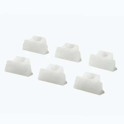 Allparts ABR-style Tunematic Bridge Saddles, White Nylon