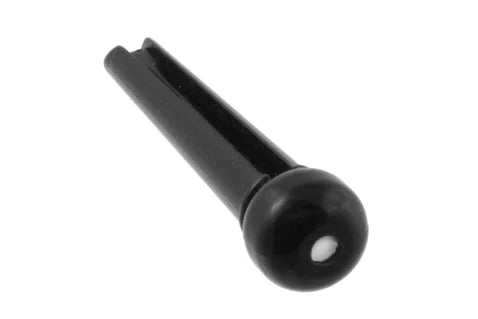 Allparts Bridge Pins with Dot. Black