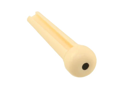 Allparts Bridge Pins with Dot. Cream