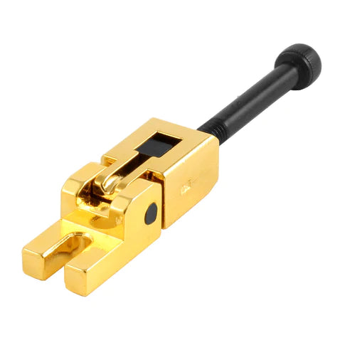 Allparts Economy Low Saddle 1 and 6 for Locking Tremolo, Gold