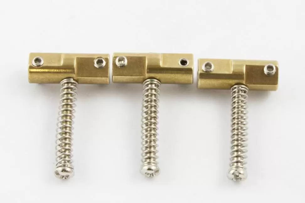 Wilkinson Compensated Saddle Set for Telecaster in Brass