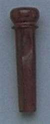 Bridge pin set w pearloid dot - oversize - rosewood