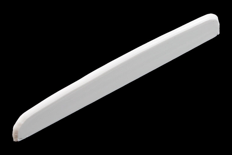 Allparts Bridge Saddle for Acoustic Guitar, Plastic, 72 x 2.38 x 8mm