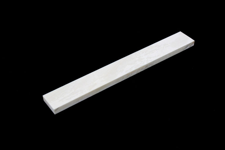Allparts Bridge Saddle Blank, Woolly Mammoth Ivory, 84mm x 3.2mm x 11mm