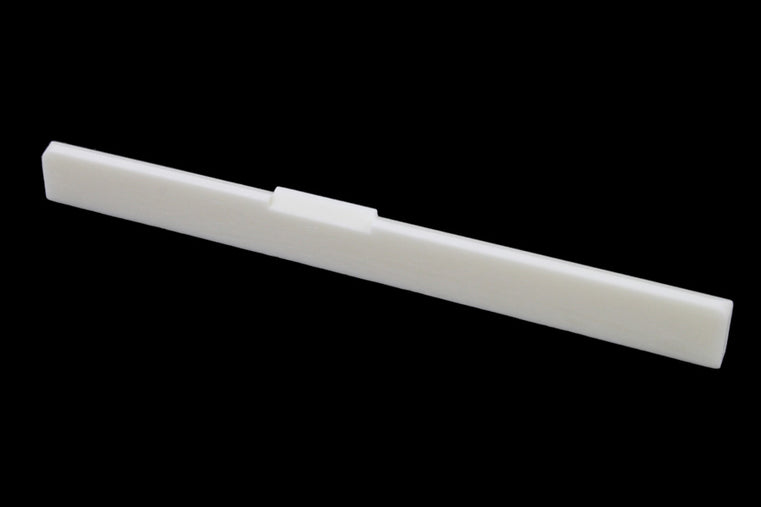 Allparts Bridge Saddle for Classical Guitar, Bone, Compensated, 80mm x 2.95mm x 9.1mm