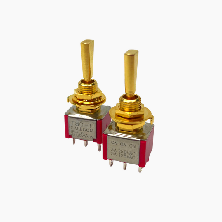 Allparts Mini Switch DPDT, On-On-On
