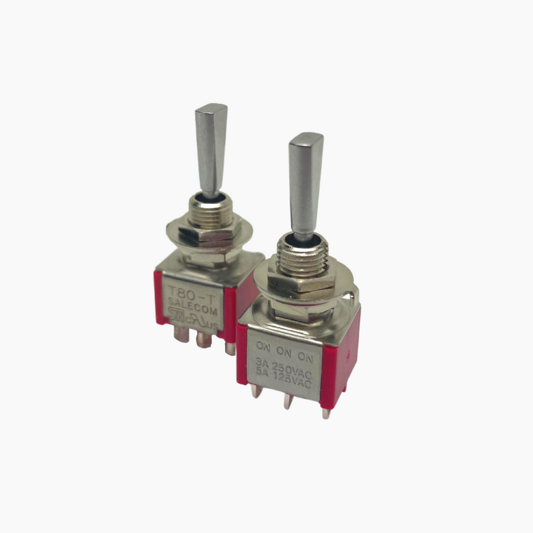 Allparts Mini Switch DPDT, On-On-On