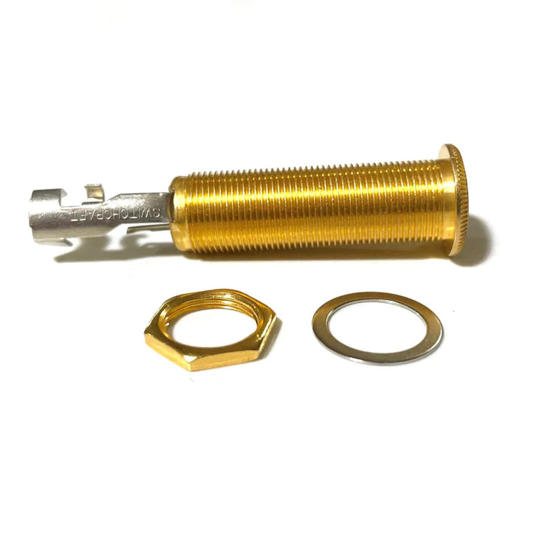 Switchcraft 152B Stereo Jack Socket, Gold