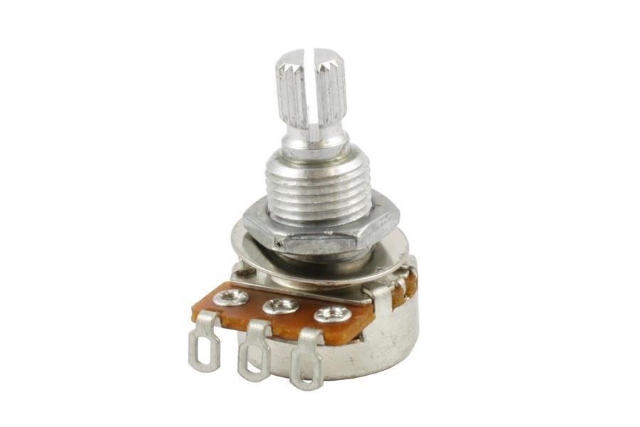 Potentiometer - 25K mini pot audio taper split knurled shaft