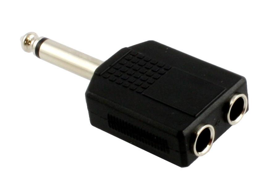 Y-style phono plug connector mono