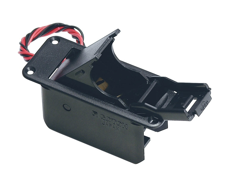 Allparts 9-Volt Battery Compartment with Access Door, Top Flange Mount