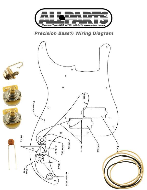 Wiring kit for PBass®