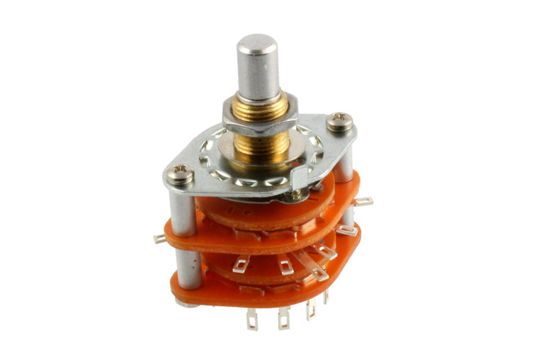 Allparts 5 Position Rotary Switch, 4-Pole, Solid Shaft