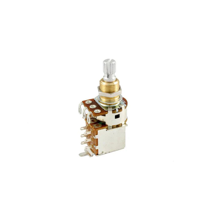 Potentiometer - 500K push/pull audio taper pot - Bourns - split shaft
