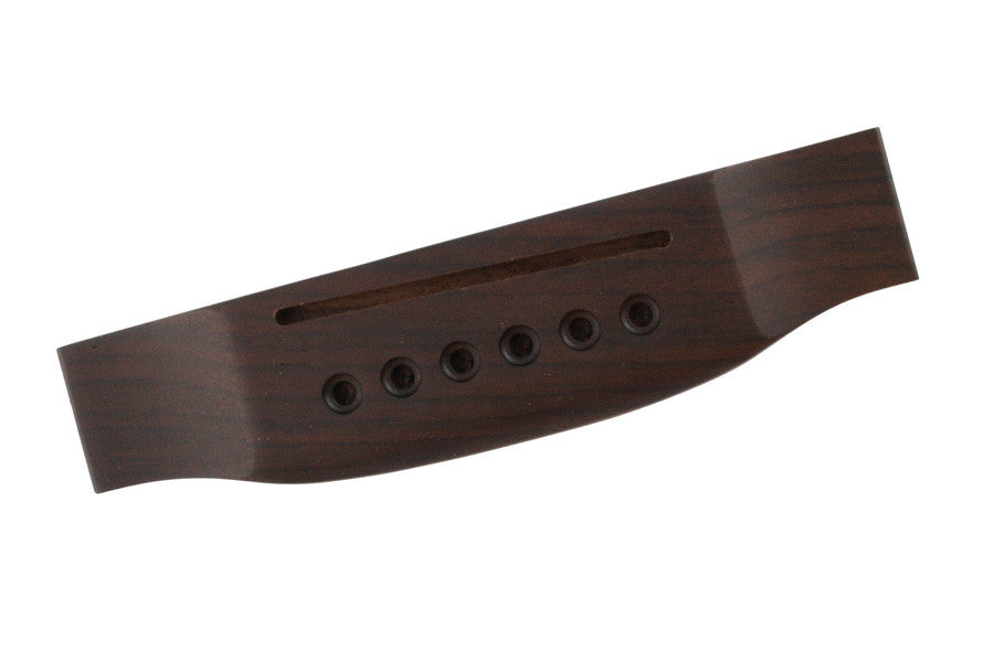Allparts Acoustic Guitar Bridge, Left-Handed, Rosewood,154 x 38mm