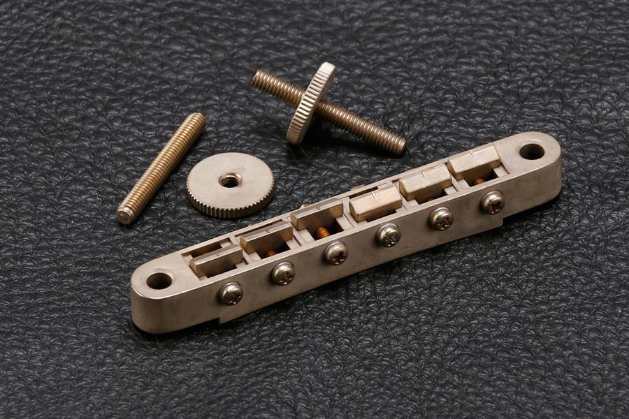 Guitar bridge - tunematic Nashville, aged nickel - Gotoh