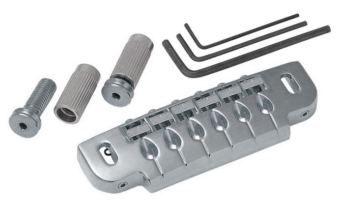Gotoh GB510UB Stud Mount Adjustable Bridge/Wrap Around Tailpiece