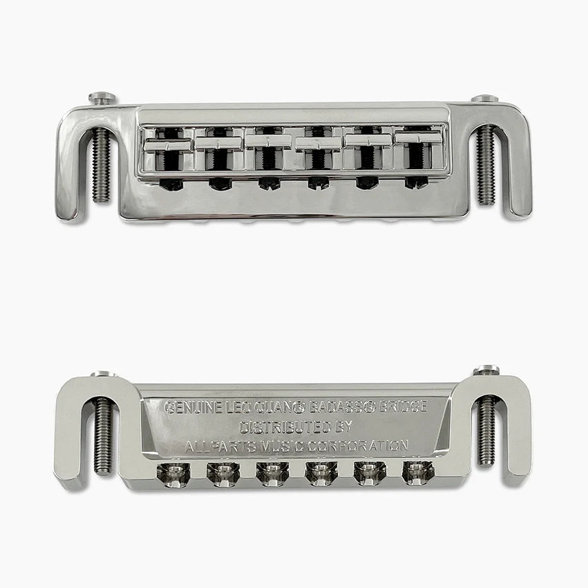 Allparts Leo Quan Badass Wraparound Guitar Bridge, Nickel