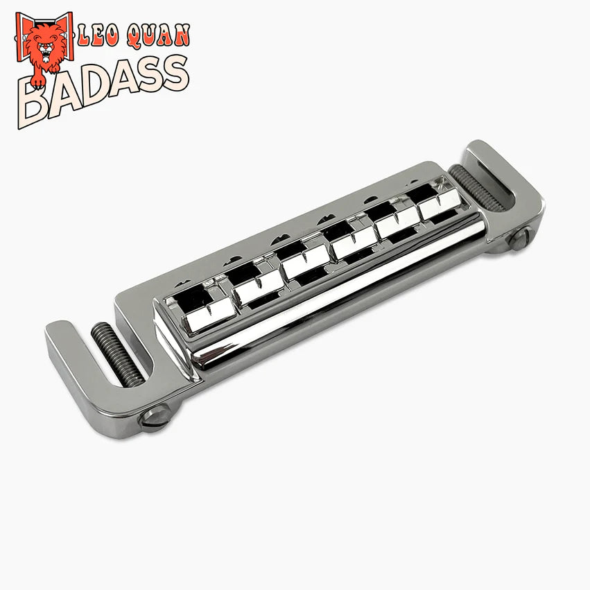 Allparts Leo Quan Badass Wraparound Guitar Bridge, Nickel