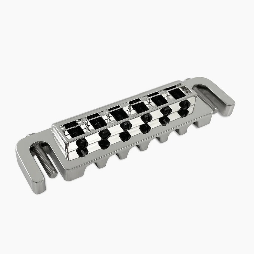 Allparts Leo Quan Badass Wraparound Guitar Bridge, Nickel