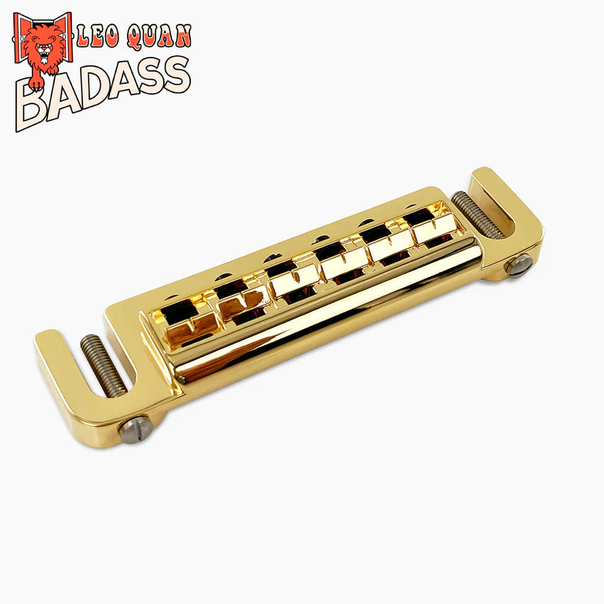 Allparts Leo Quan Badass Wraparound Guitar Bridge, Gold