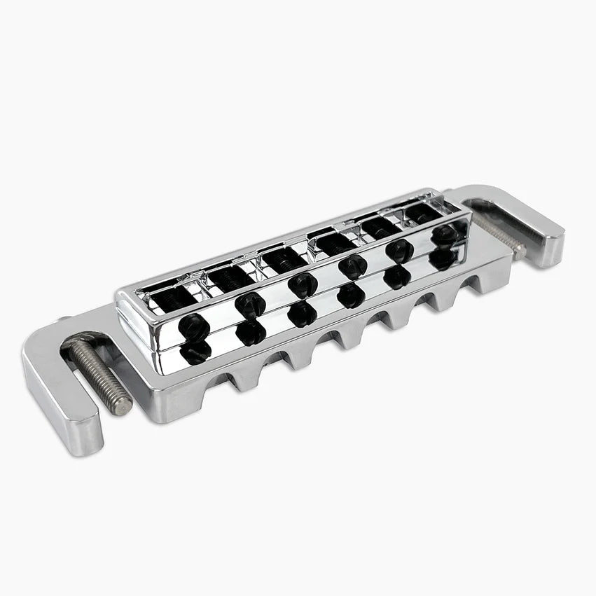 Allparts Leo Quan Badass Wraparound Guitar Bridge, Chrome