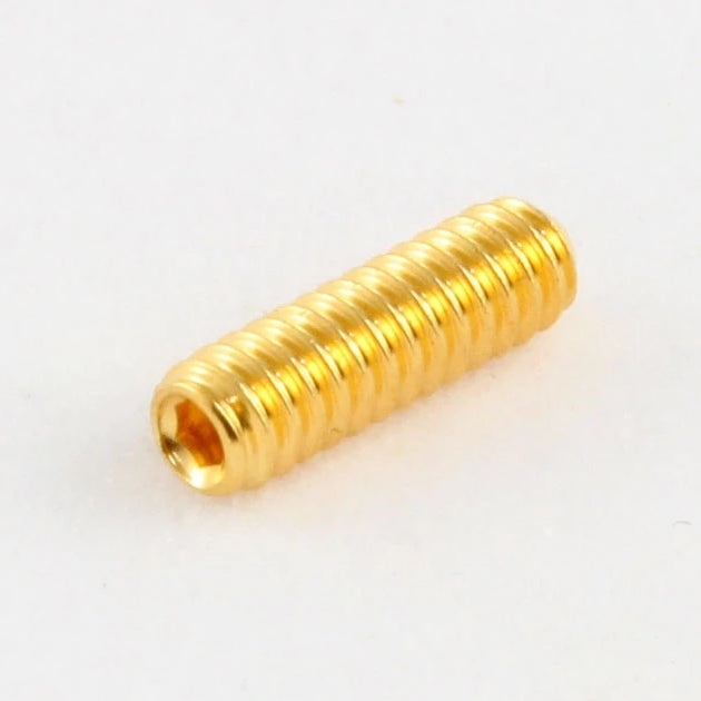 Allparts Bridge Saddle Height Screws for Guitar, Hex Head, #4-40 x  3/8" (9.5mm)
