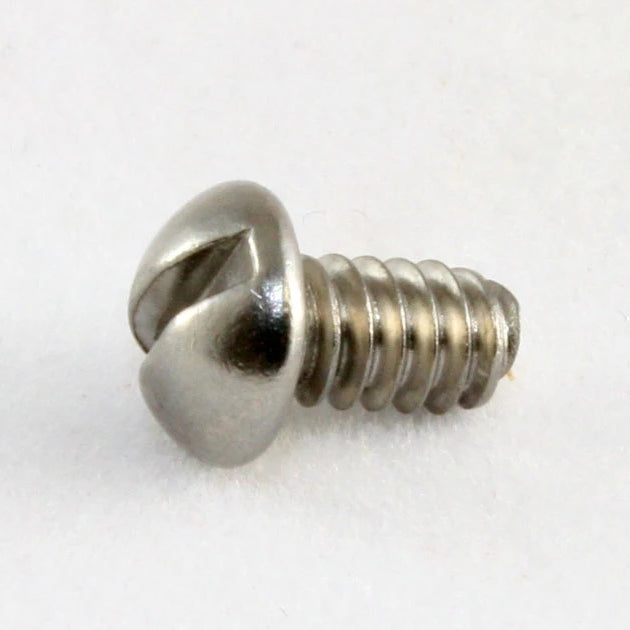 Allparts Switch Mounting Screws, Slot head, #6-32 x 1/4" (6.35mm)