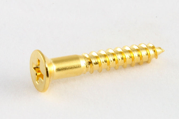 Allparts Bridge Mounting Screws for Guitar or Bass, Countersunk, #8 x 1