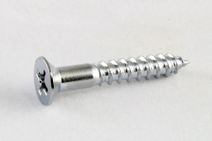 Allparts Bridge Mounting Screws for Guitar or Bass, Countersunk, #8 x 1