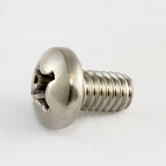 Allparts Bass Tuning Key Gear Fixing Screws, #12-24 x 3/8" (9.5mm), Pack of 4